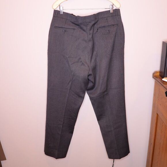 Alfred Sung Grey Tapered Dress Pants Sz 16 - Picture 3 of 5